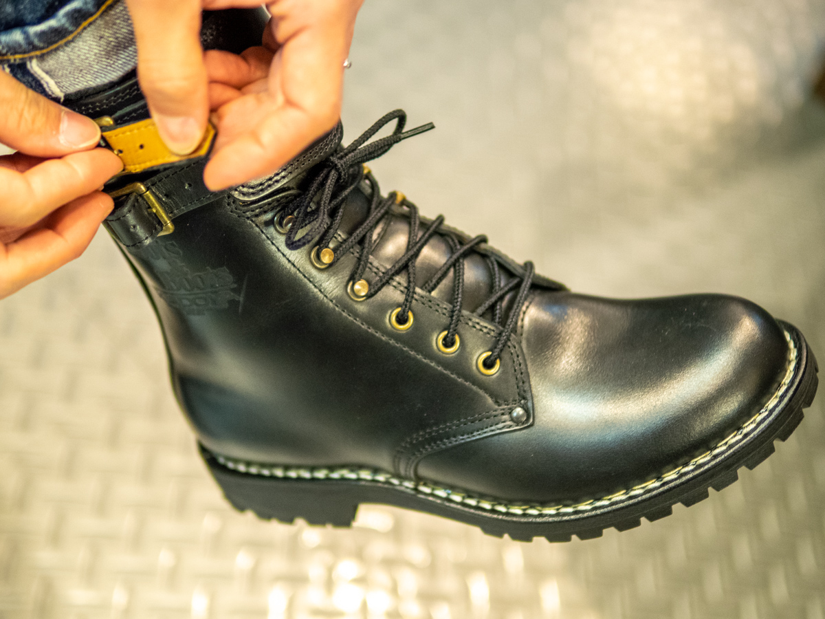 国産レースアップブーツ【KA-VOGEL】 アメリカ軍靴をモチーフとした