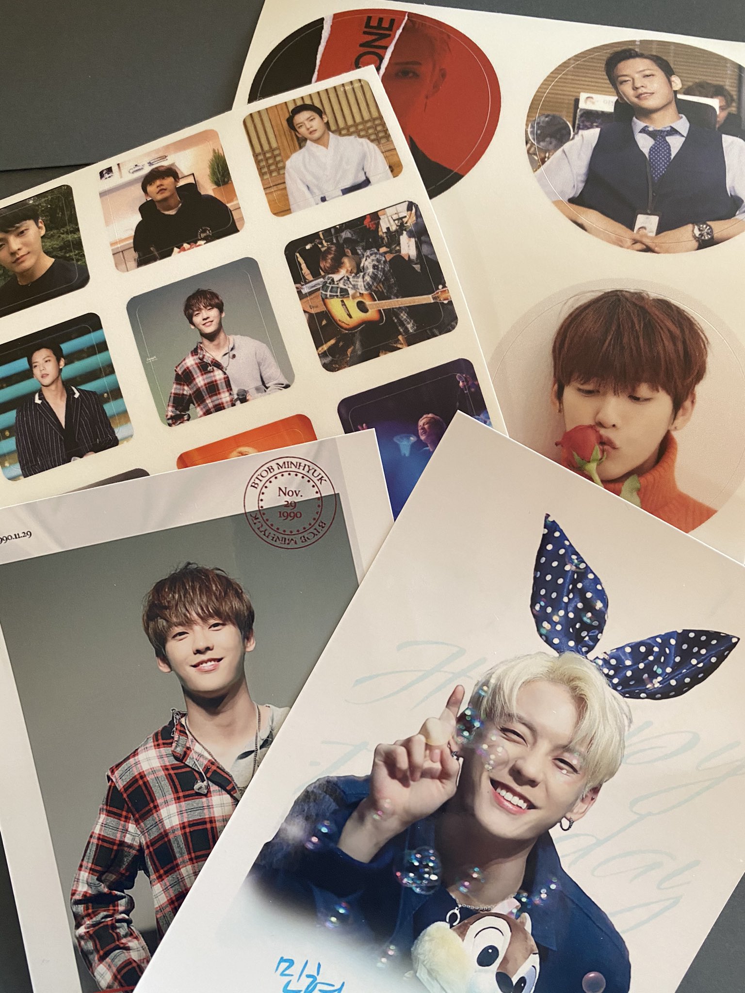 BTOB ミニョク HUTA BOOM 特典トレカ・ポラロイドセット