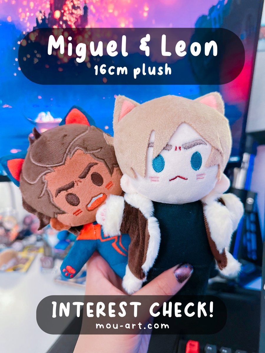 RTs💛] My latest 16cm plush project is of Miguel O'Hara & Leon