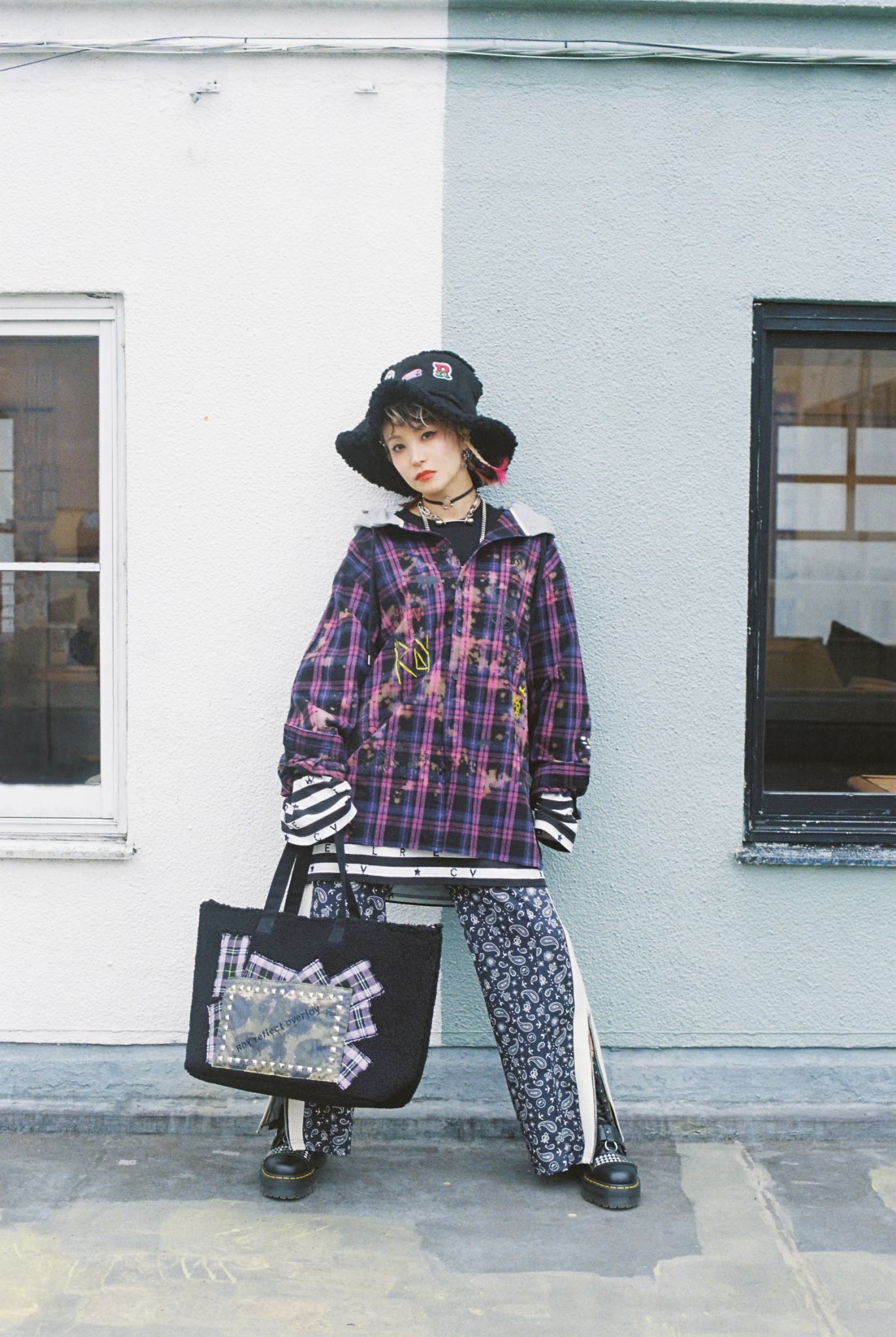 LiSA LiSA☆チェッカー柄☆セットアップ☆ROY reflect overjoy ROY