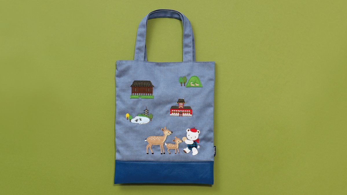 ファミリアと正倉院展コラボバッグの限定販売が奈良国立博物館外特設