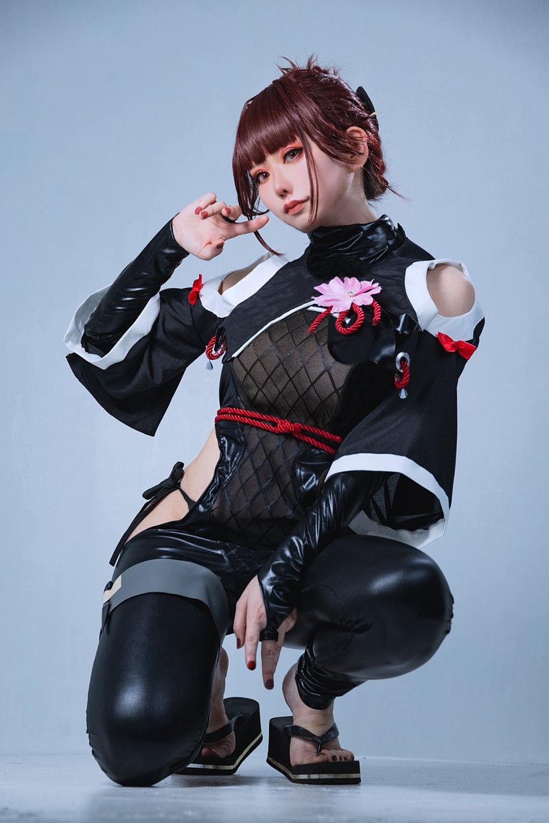 cosplay】 勝利の女神：NIKKE サクラ 黒夜密行 photo:@sbcb112829