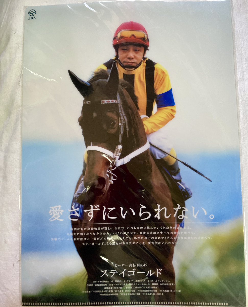 世代なのかもしれませんが、僕にとって熊沢騎手といえばやっぱりステイ