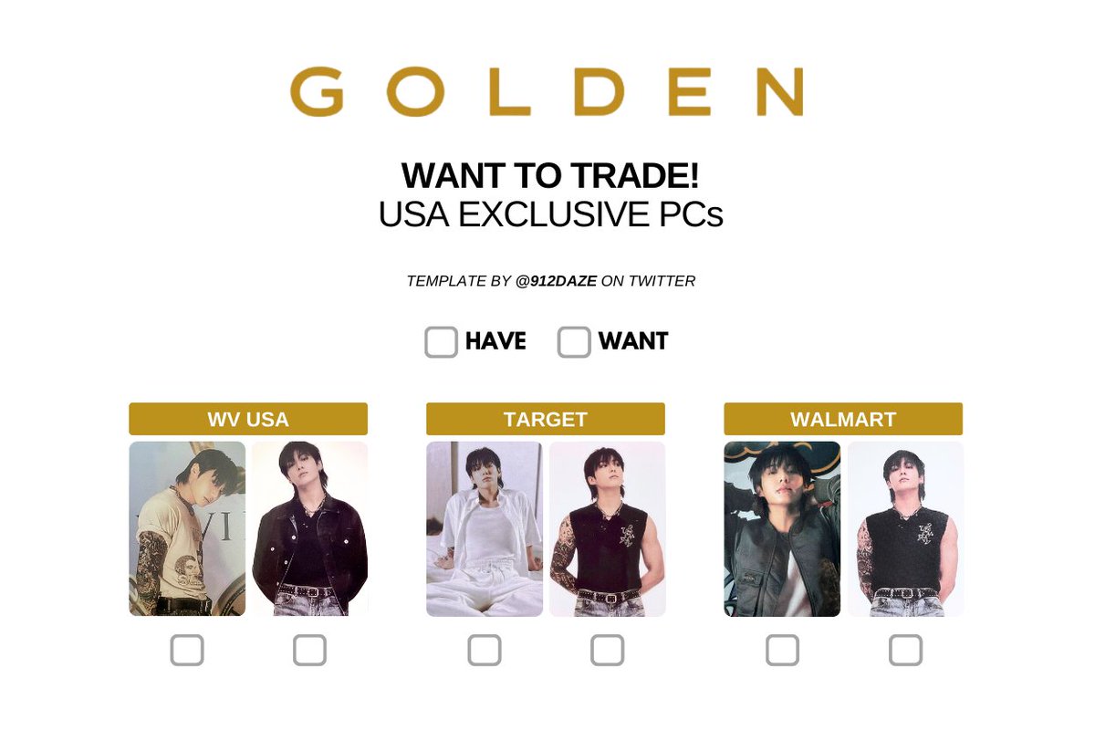 防弾少年団 BTS PTD Target US ジョングクJK 限定 トレカ1枚