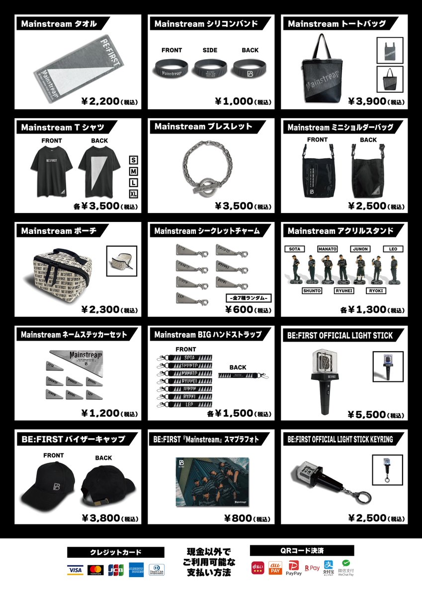 BE:FIRST ARENA TOUR 2023-2024 “Mainstream” 福井公演・広島公演 会場