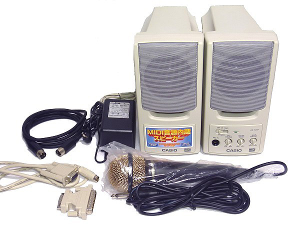 GM音源を内蔵したPCスピーカー CASIO GZ-70SP 初めて知って驚き！！で