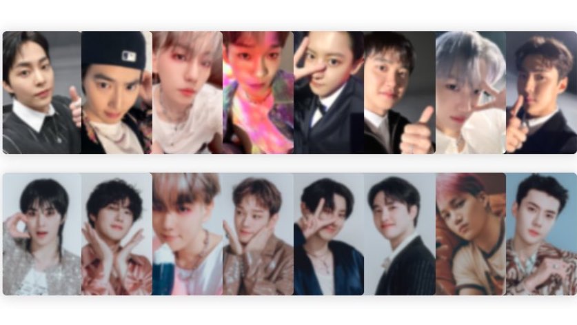 EXO PHOTOCARDS Release For EXOcial Club - Cream Soda @weareoneEXO