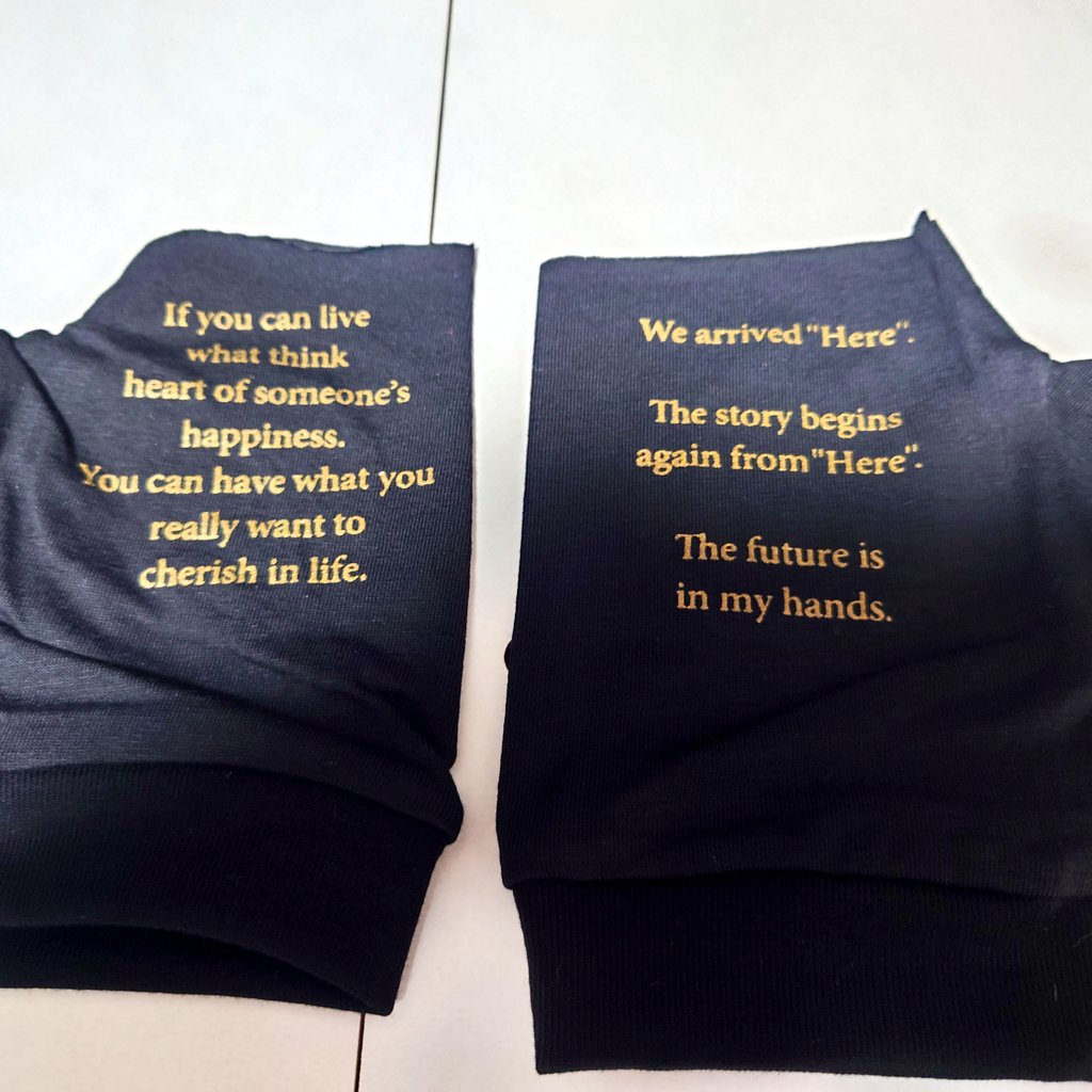 UVERworld 日産スタジアム アリーナのお土産はグローブ！ 昔のと手の甲