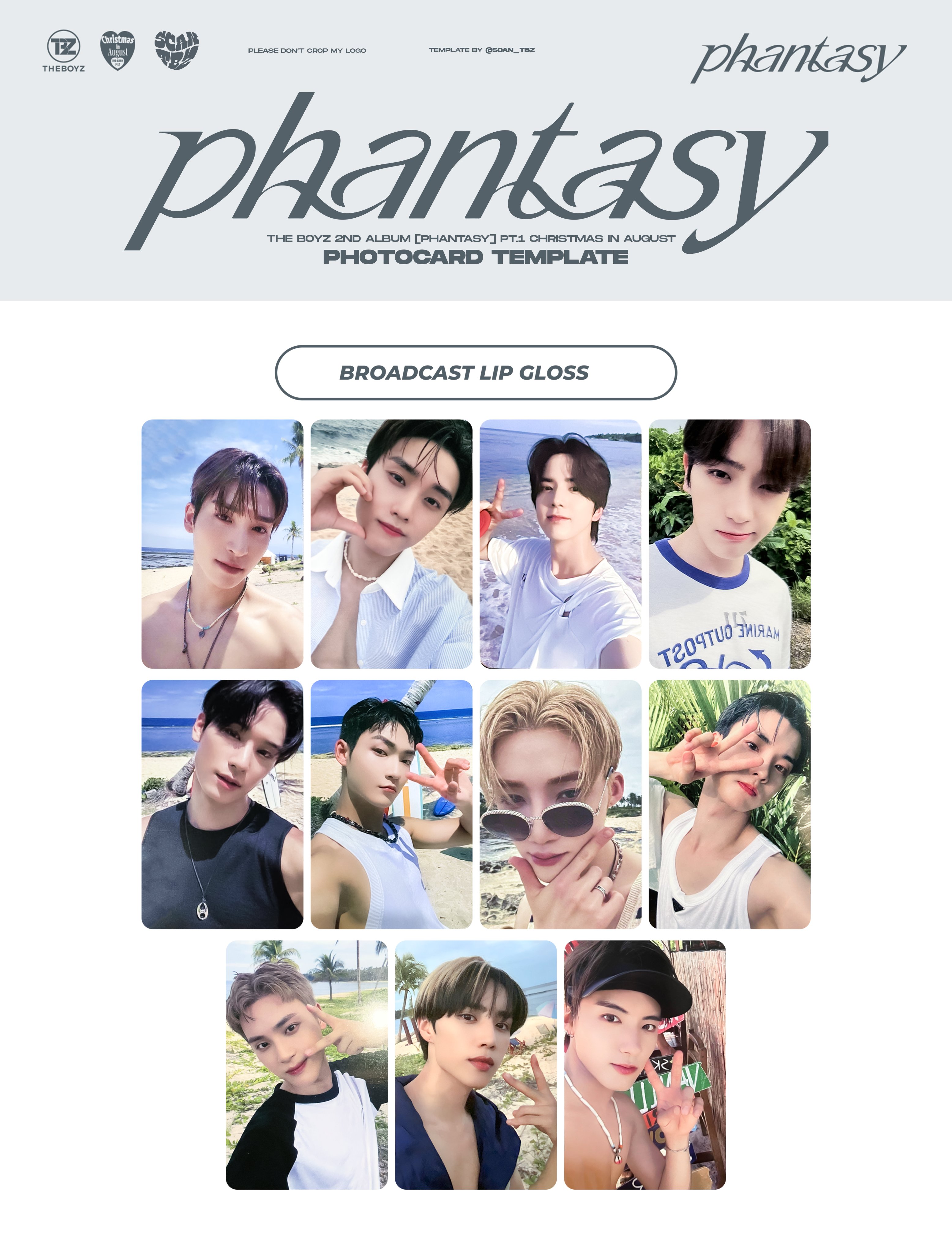 theboyz fantasy lip gloss ktown4u 特典トレカ theboyz fantasy lip