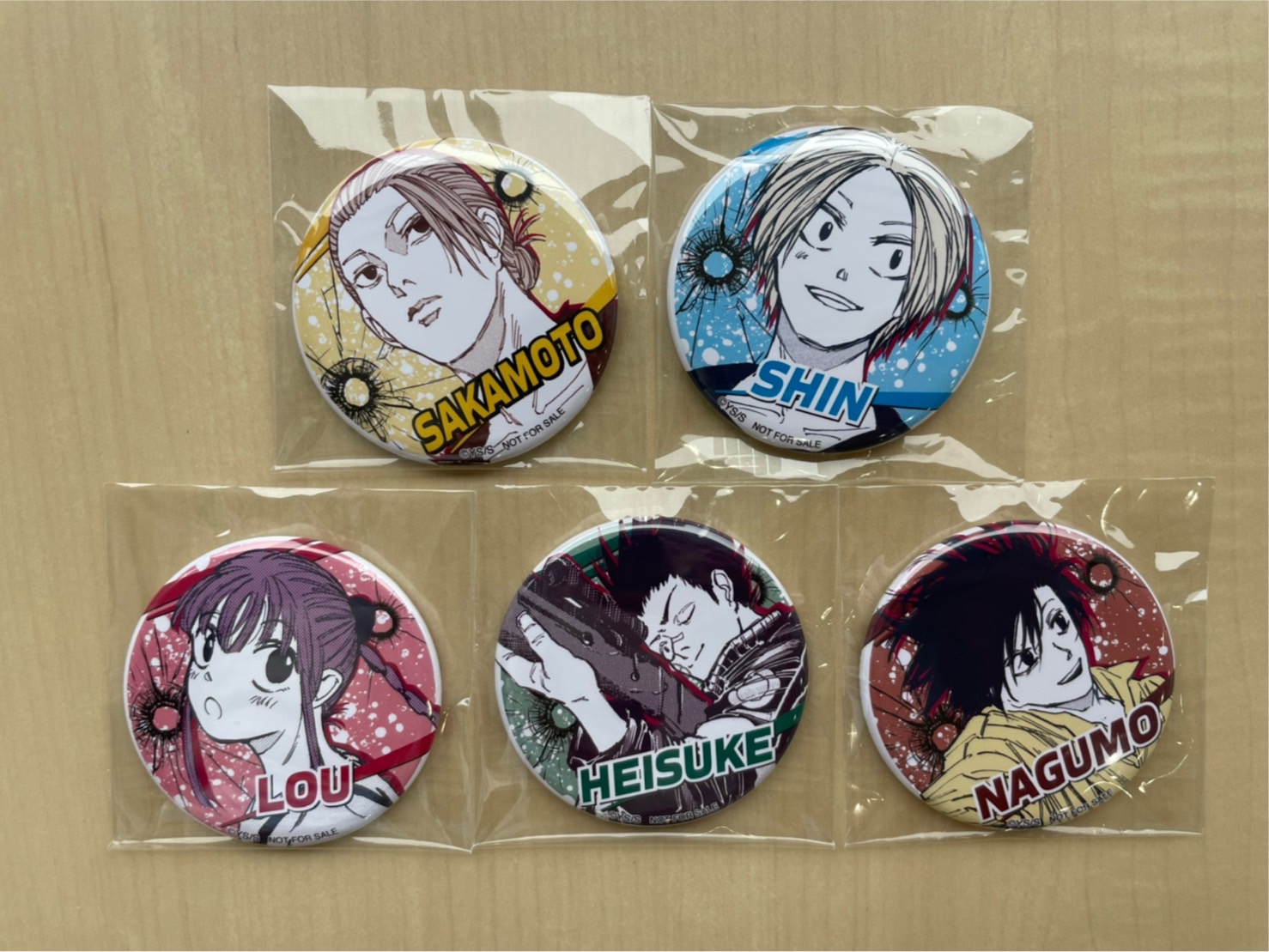 サカモトデイズ 神々廻 缶バッジ 42個セット SAKAMOTO DAYS』缶バッジ4