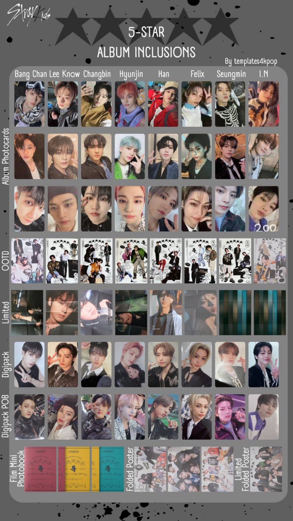 StrayKids 5STAR 事前収録 5回 スキズ ハン トレカ StrayKids 5STAR