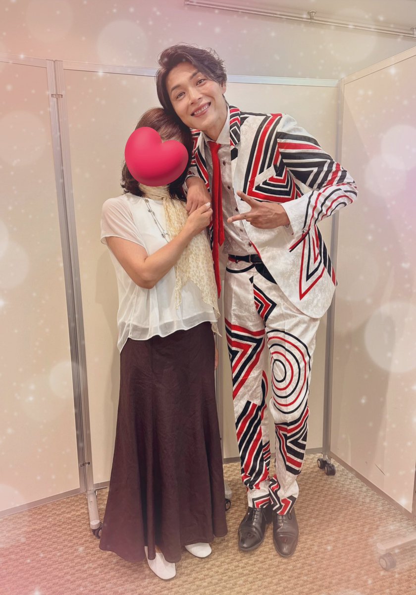 白川さん❤️の笑顔が 近くで見られるだけで こんなに幸せになれる