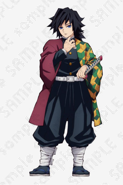 鬼滅の刃 戦支度イラスト 等身大スタンディ 冨岡義勇 鬼滅の刃 戦支度