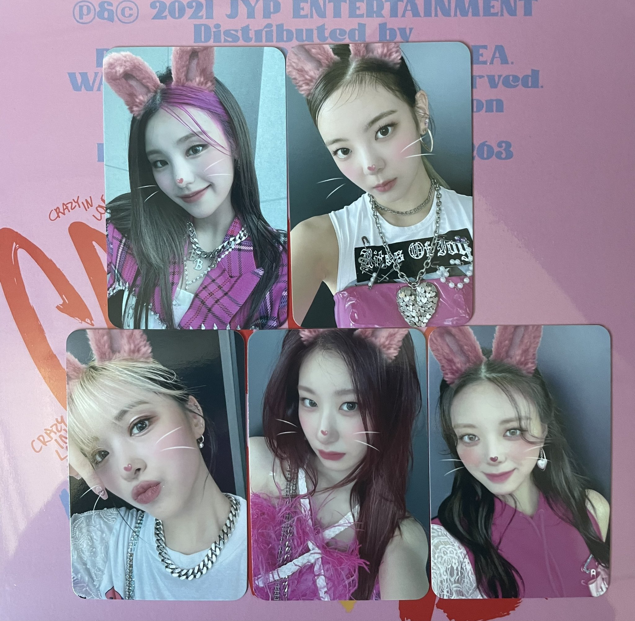 ITZY CIL crazyinlove loco ヨントン ユナ ボイスチェキ ITZY crazy in