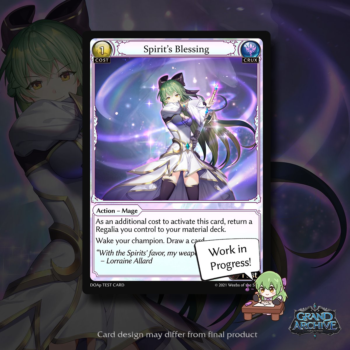 Another day another card reveal! Here's some more insight into the