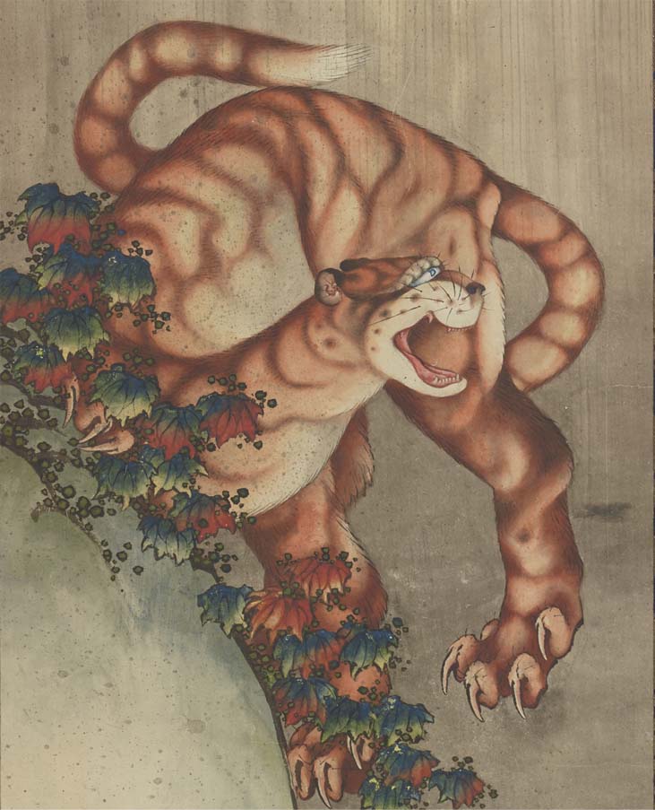 来年2022年の干支は寅ということで、虎の浮世絵をご紹介。葛飾北斎が