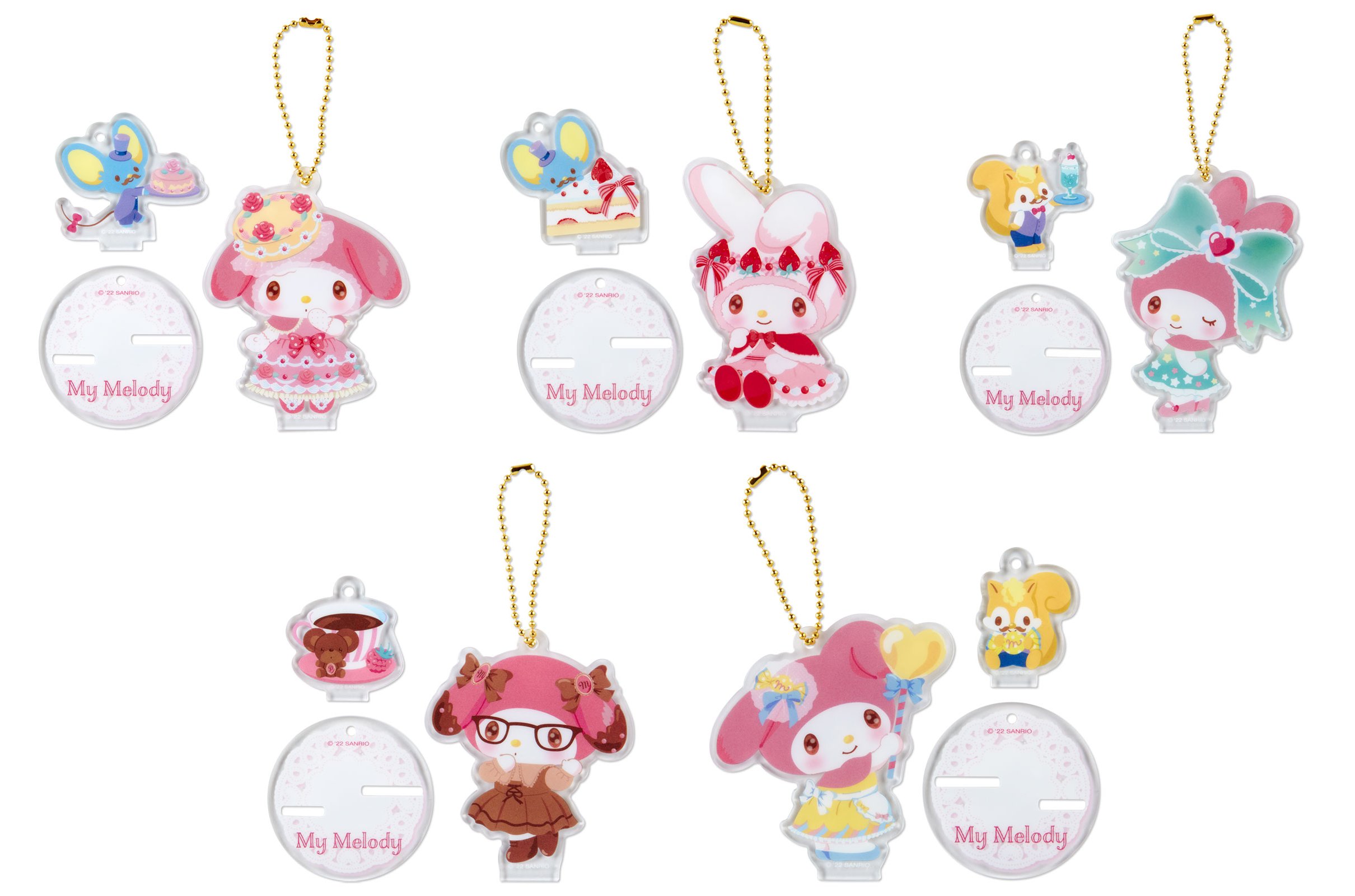 ♡マイメロ SWEET LOOKBOOK 粧美堂 秘密のメロクロ マスコット