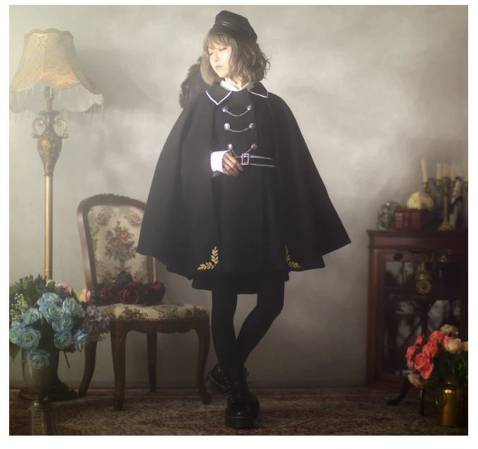⚔️Favoriteオリジナル⚔️ ベルト付き＊凛々しく纏う 軍服マント風