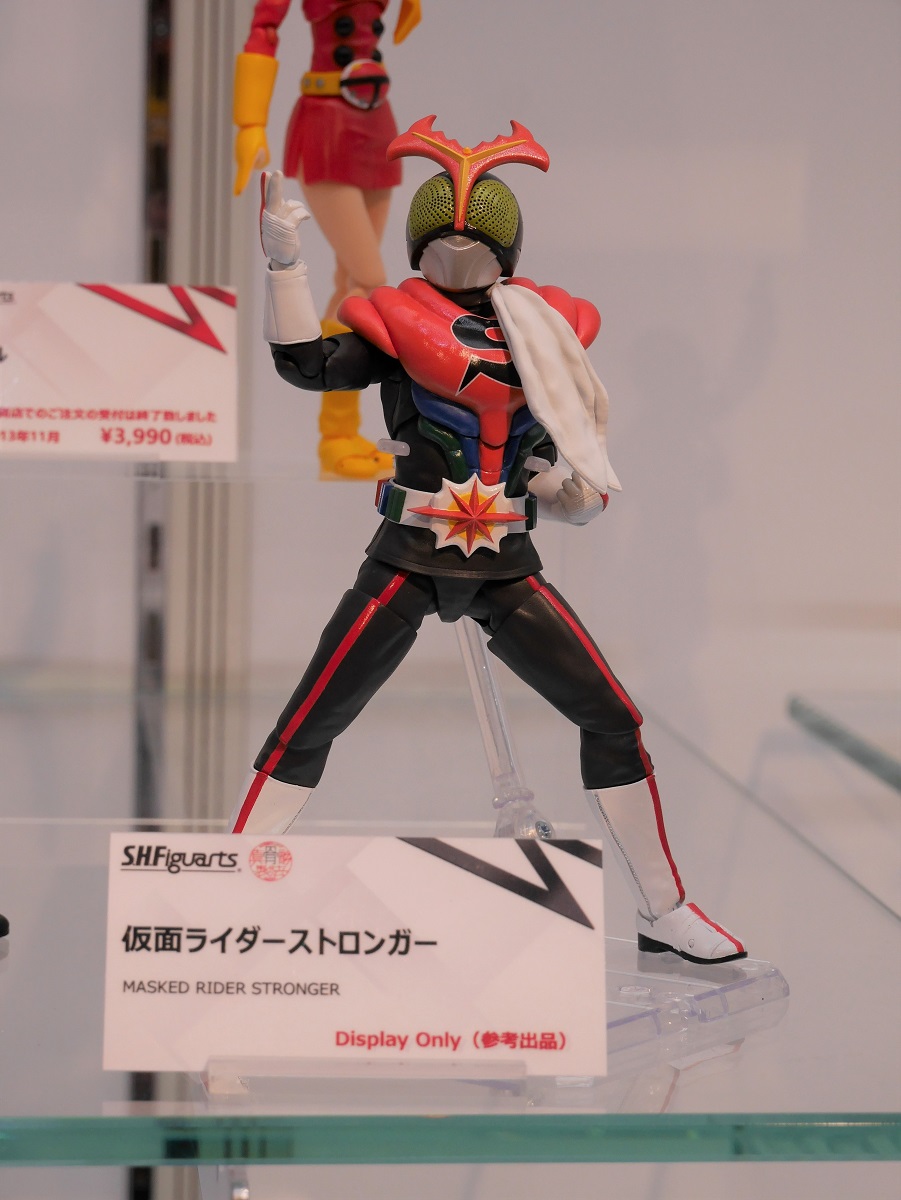 2Fで開催中の「#仮面ライダー 特集展示」にて、 S.H.Figuarts 昭和仮面