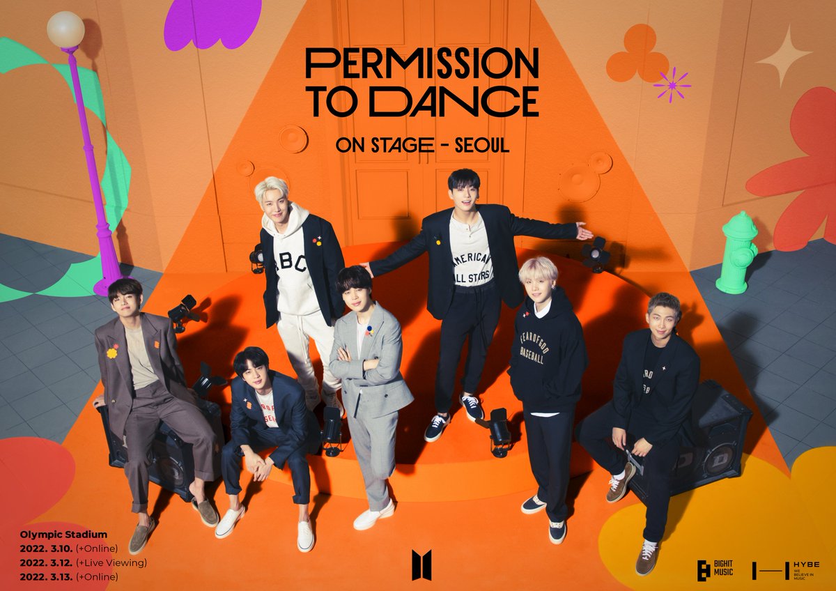 BTS PERMISSION TO DANCE ON STAGE - SEOUL」オンライン・ライブ
