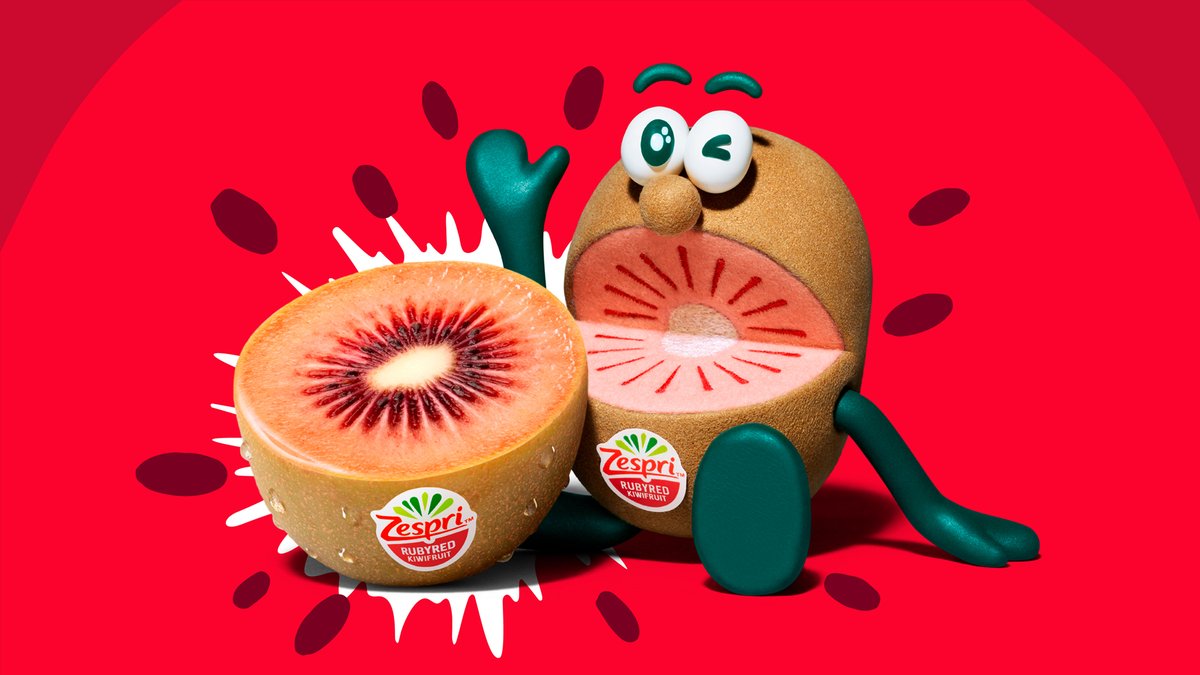 ゼスプリの赤いキウイに新しい名前がついたよ🥝✨ 新たに「ゼスプリ