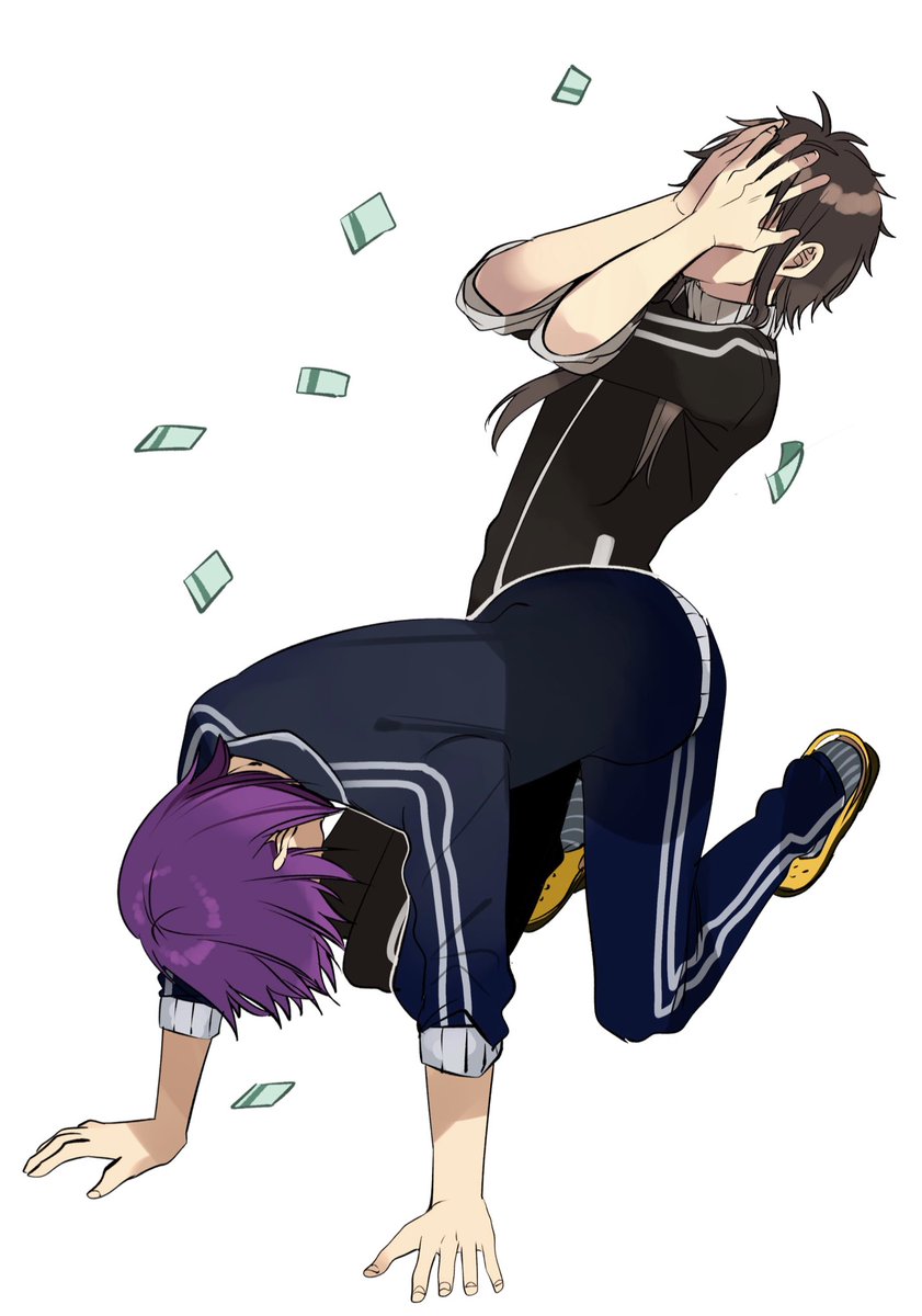 競馬で大負けする学園長と隊長🏇