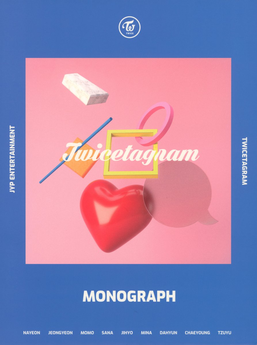 SCAN] TWICE MONOGRAPH Twicetagram Cover, DVD and Credit (page 148