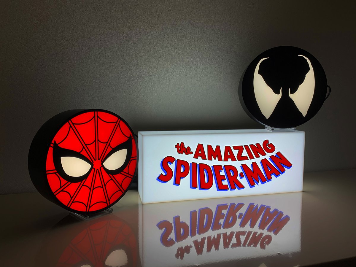 ロゴ・ライトボックスシリーズに #スパイダーマン と #ヴェノム の新作