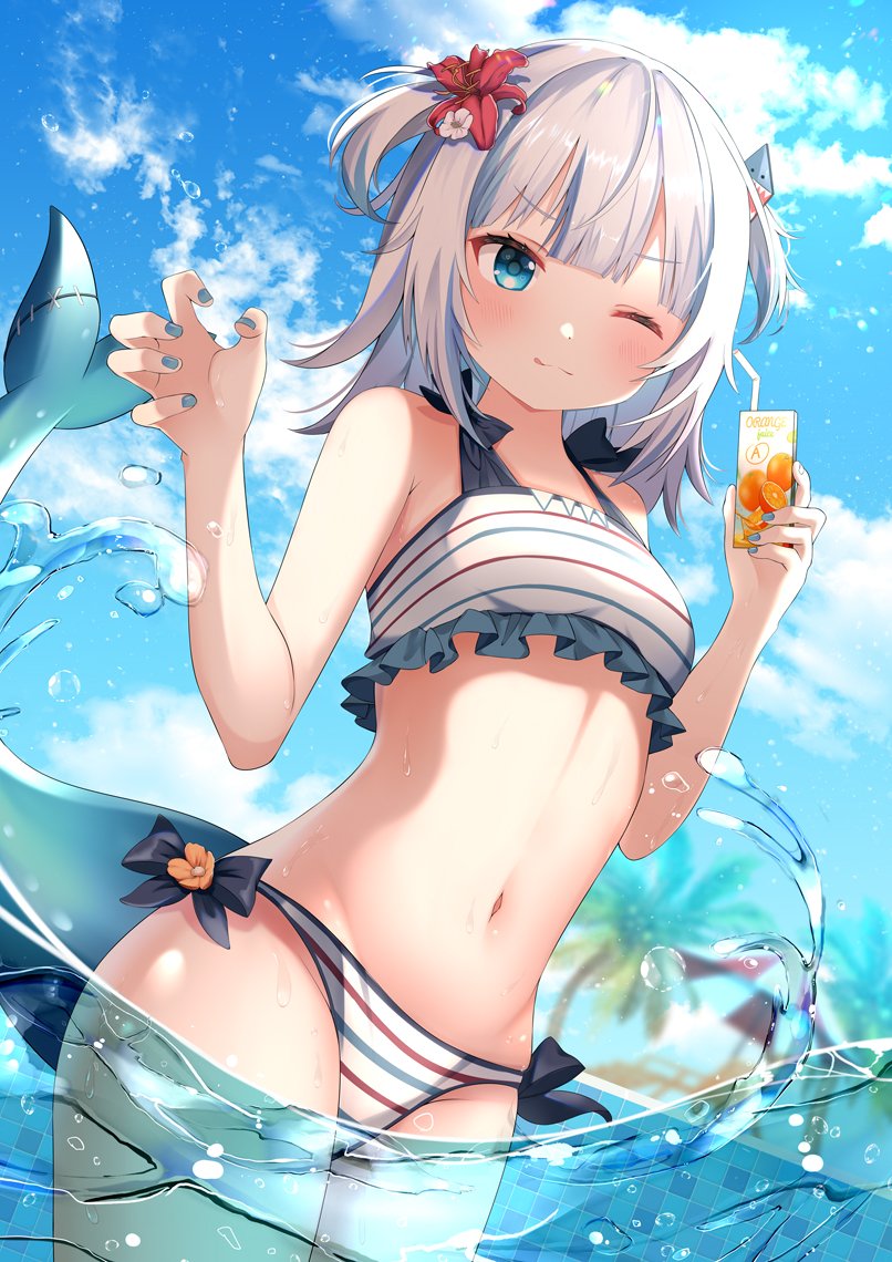 水着ぐら #hololive #HololiveEN #がうる・ぐら #ホロライブEN