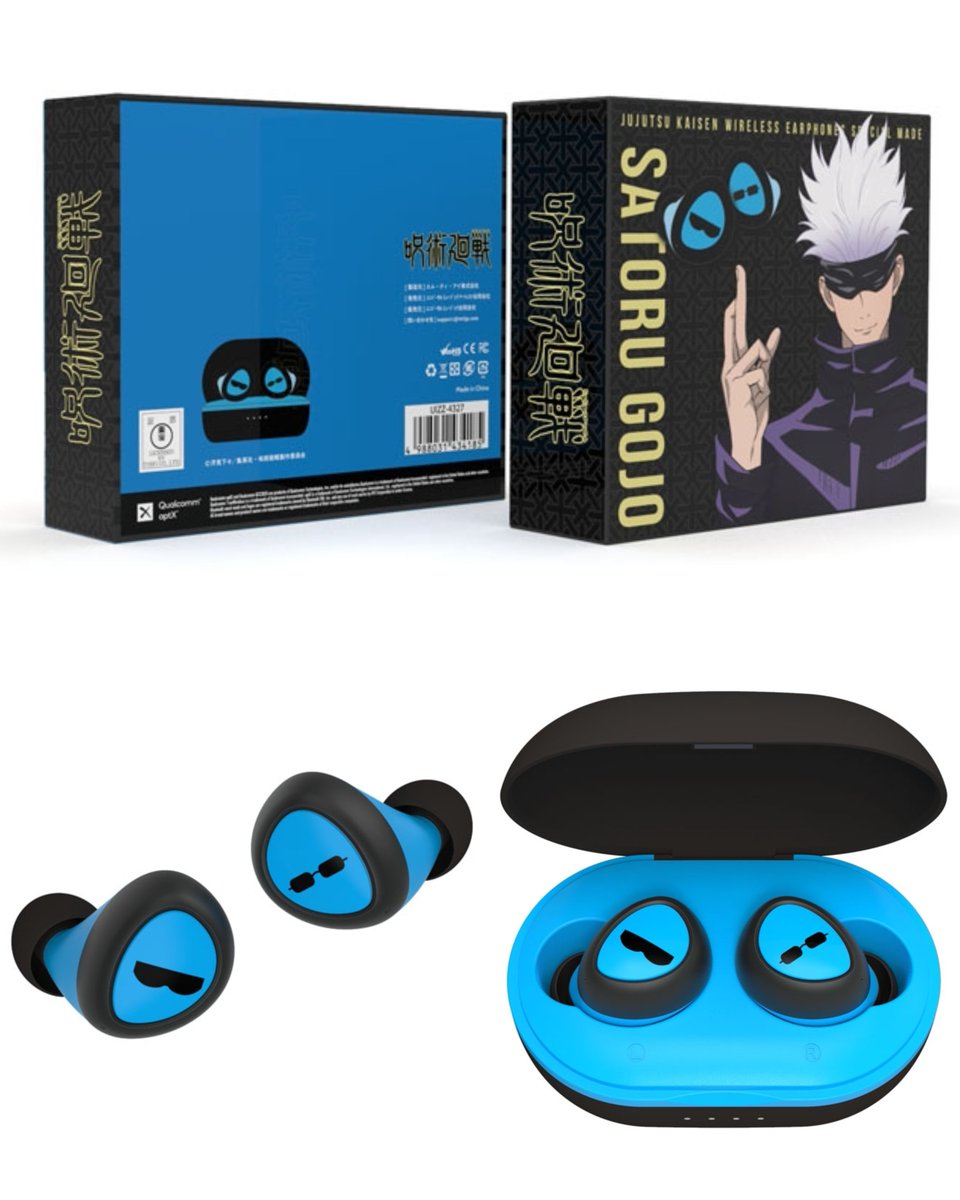 グッズ情報】 『#呪術廻戦』TRUE WIRELESS STEREO EARPHONES 五条悟