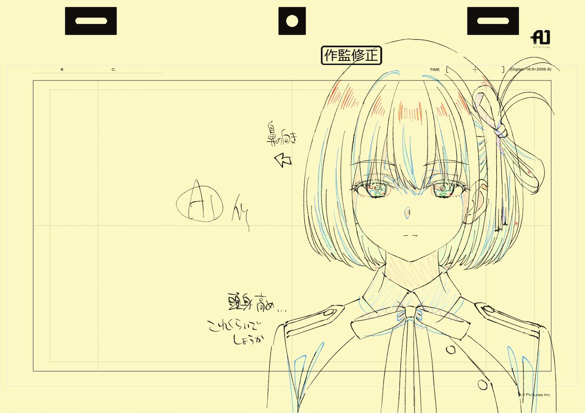 情報】《Lycoris Recoil》總作畫監督山本由美子OP 修正原畫！ @Lycoris