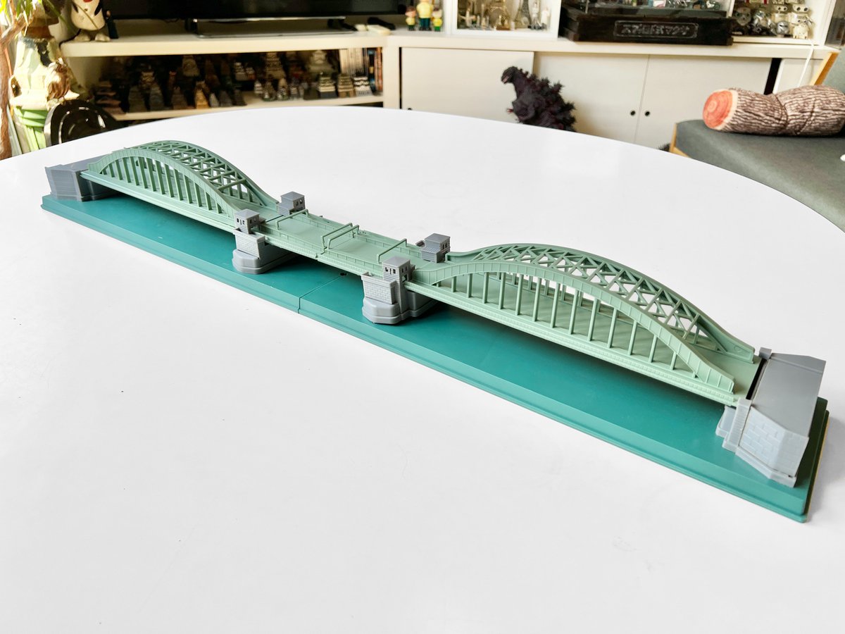 昭和プラモデル遺産】 『勝鬨橋』(1/300scale） 今は無きブルマァク製
