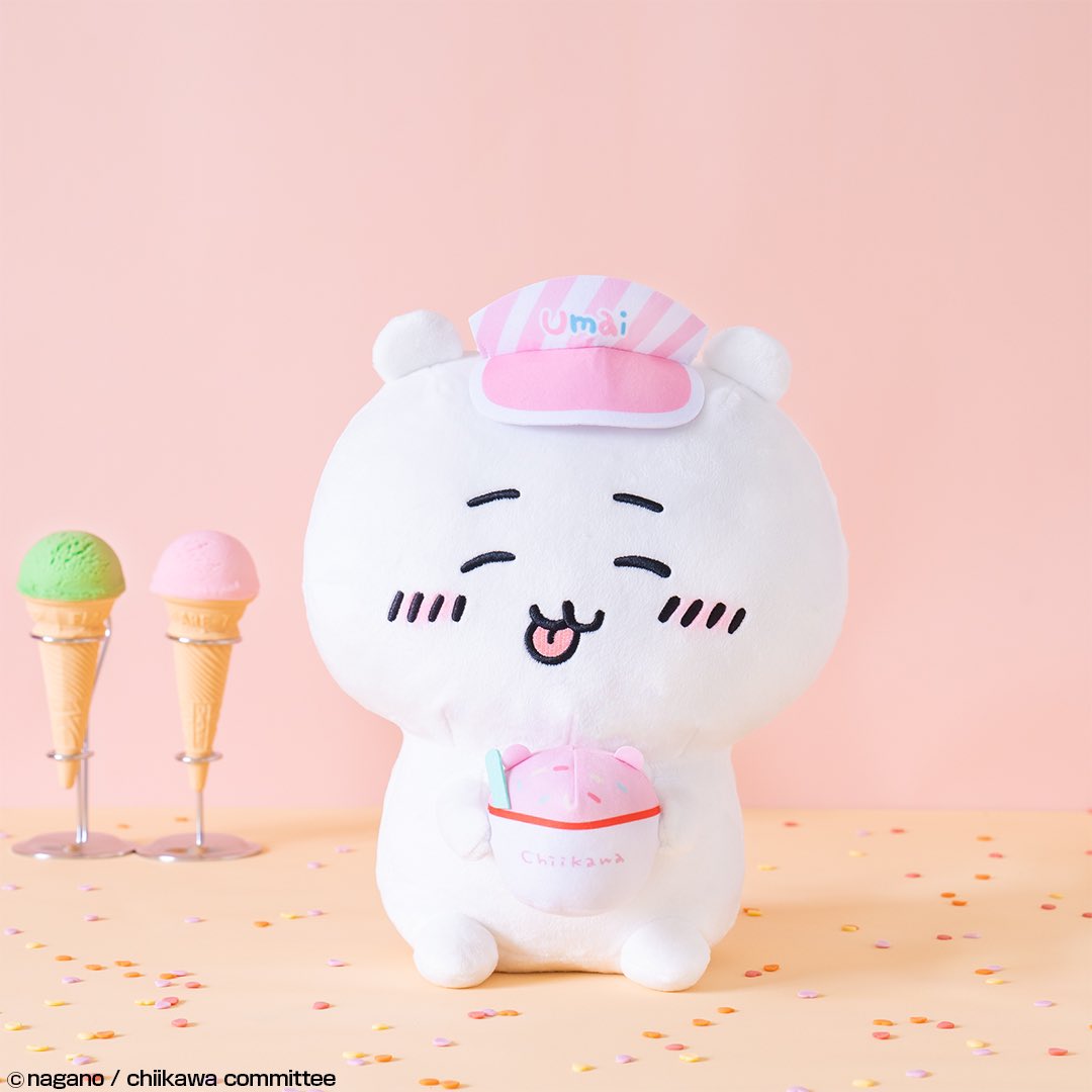 A賞『ちいかわアイスクリームぬいぐるみ』 B賞『ハチワレアイス