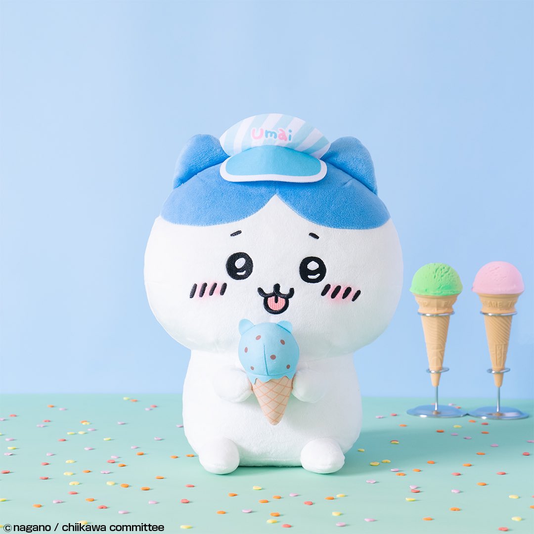 A賞『ちいかわアイスクリームぬいぐるみ』 B賞『ハチワレアイス