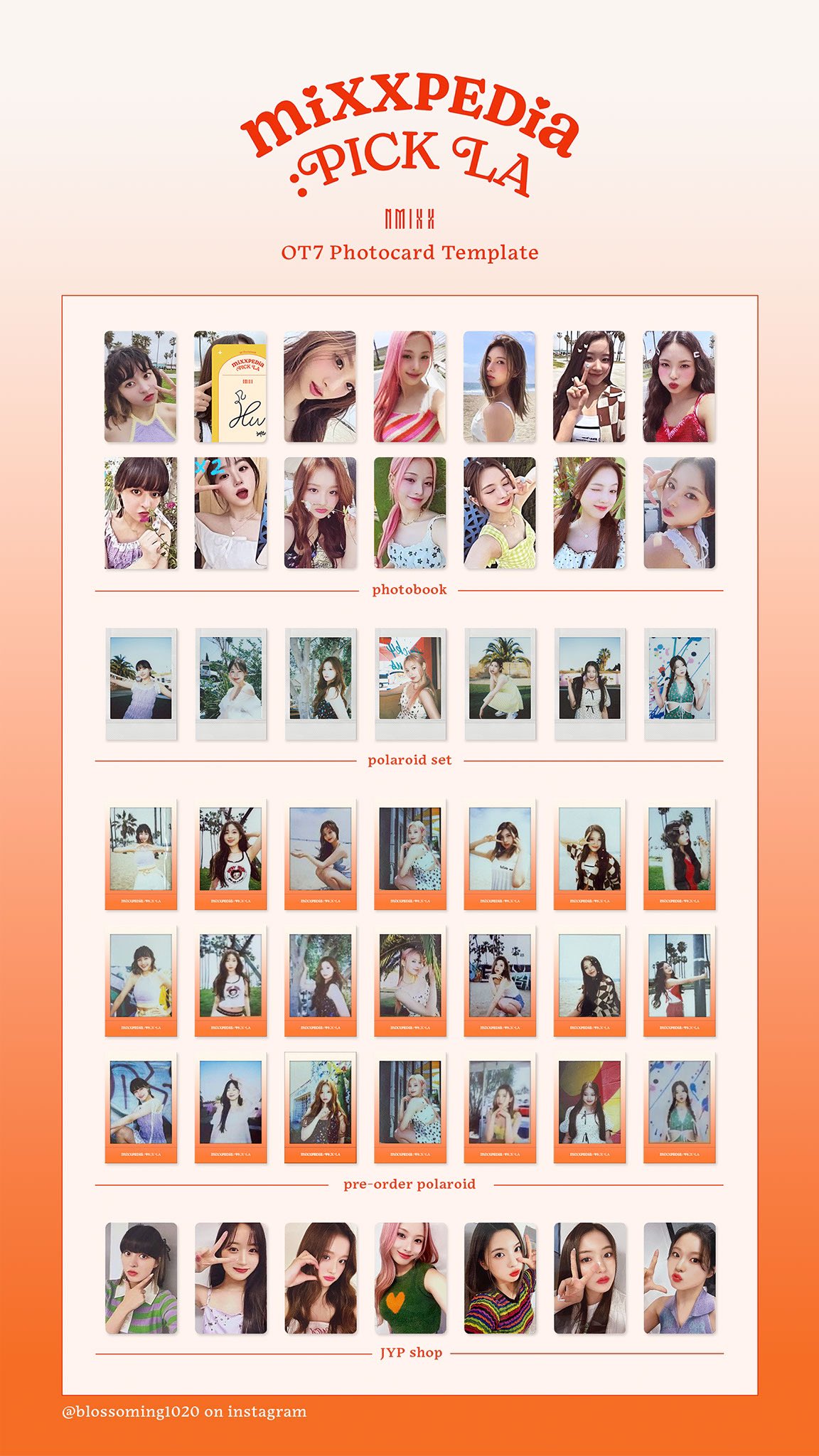 NMIXX miXXPEDia PICK LA 写真集 へウォン ポラロイド NMIXX miXXPEDia