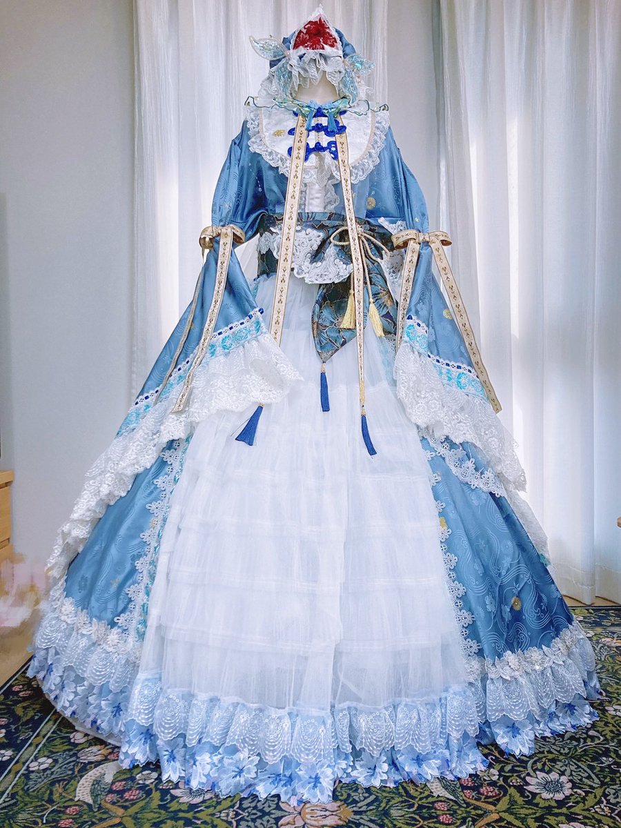 東方Project 西行寺幽々子 アレンジ衣装 完成致しました。 今回良く