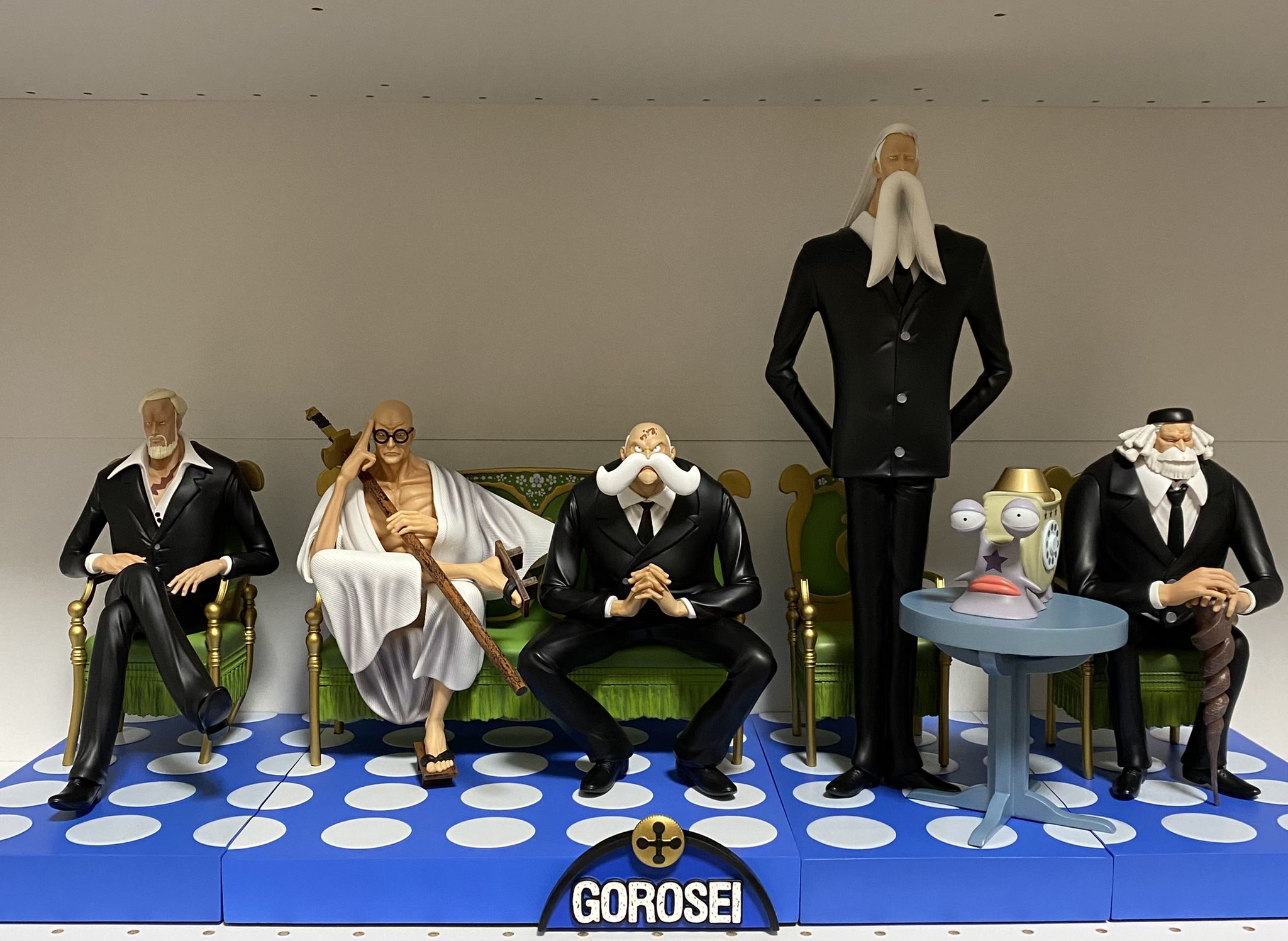 ワンピース 五老星 ガレージキット ガレキ スタチュー⑤ ワンピース五