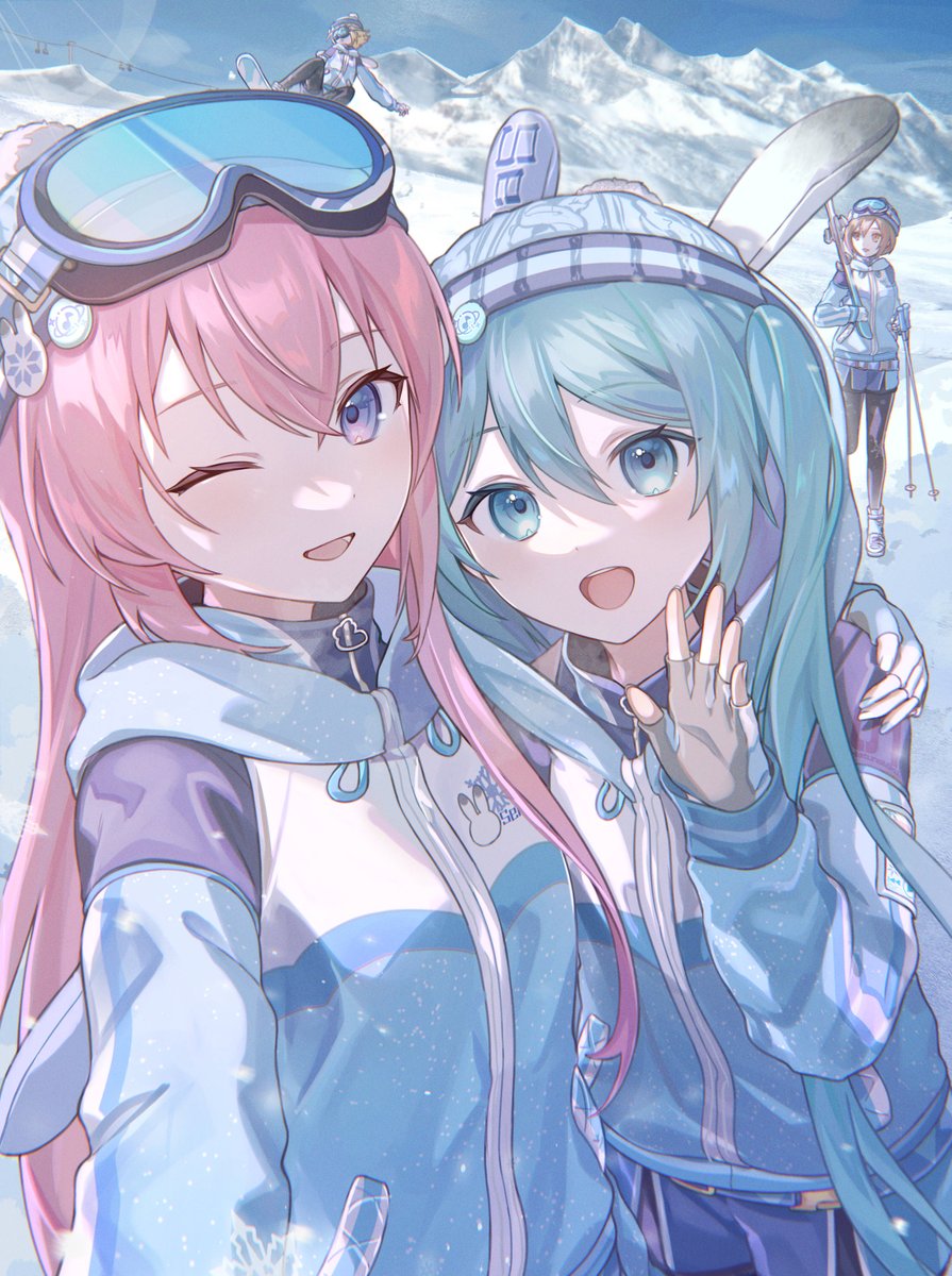 初音ミク ,鏡音レン ,鏡音リン ,巡音ルカ 「#prsk_FA 「Snowflake