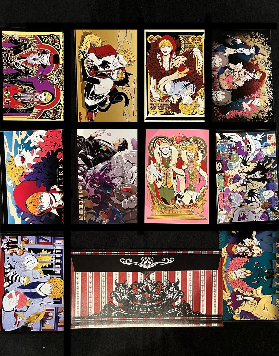 ポストカード大のイラスト集です。（倉庫発送仕様〉 裏表印刷のカード