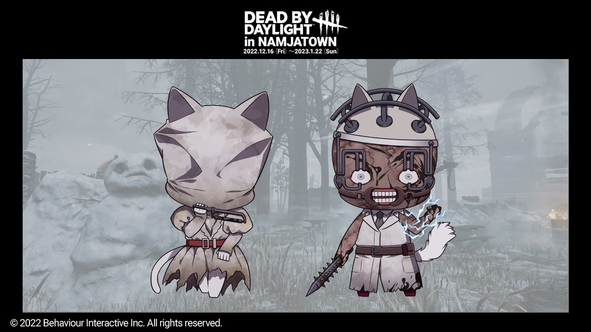 コラボ限定イラスト公開 Dead by Daylight in NAMJATOWN 「ナース