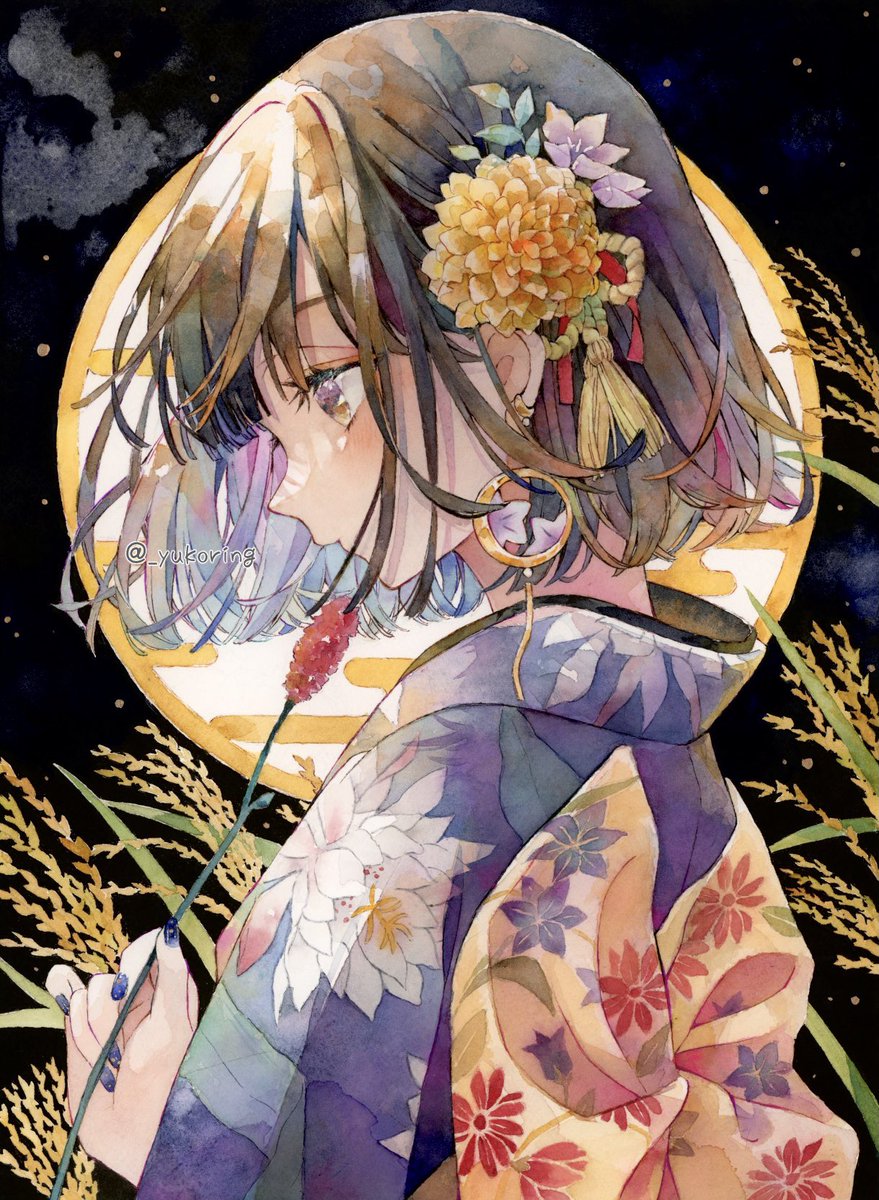 ツイッターTL復活祭 昨日はお月様が綺麗でしたね🌕 最近も変わらず透明