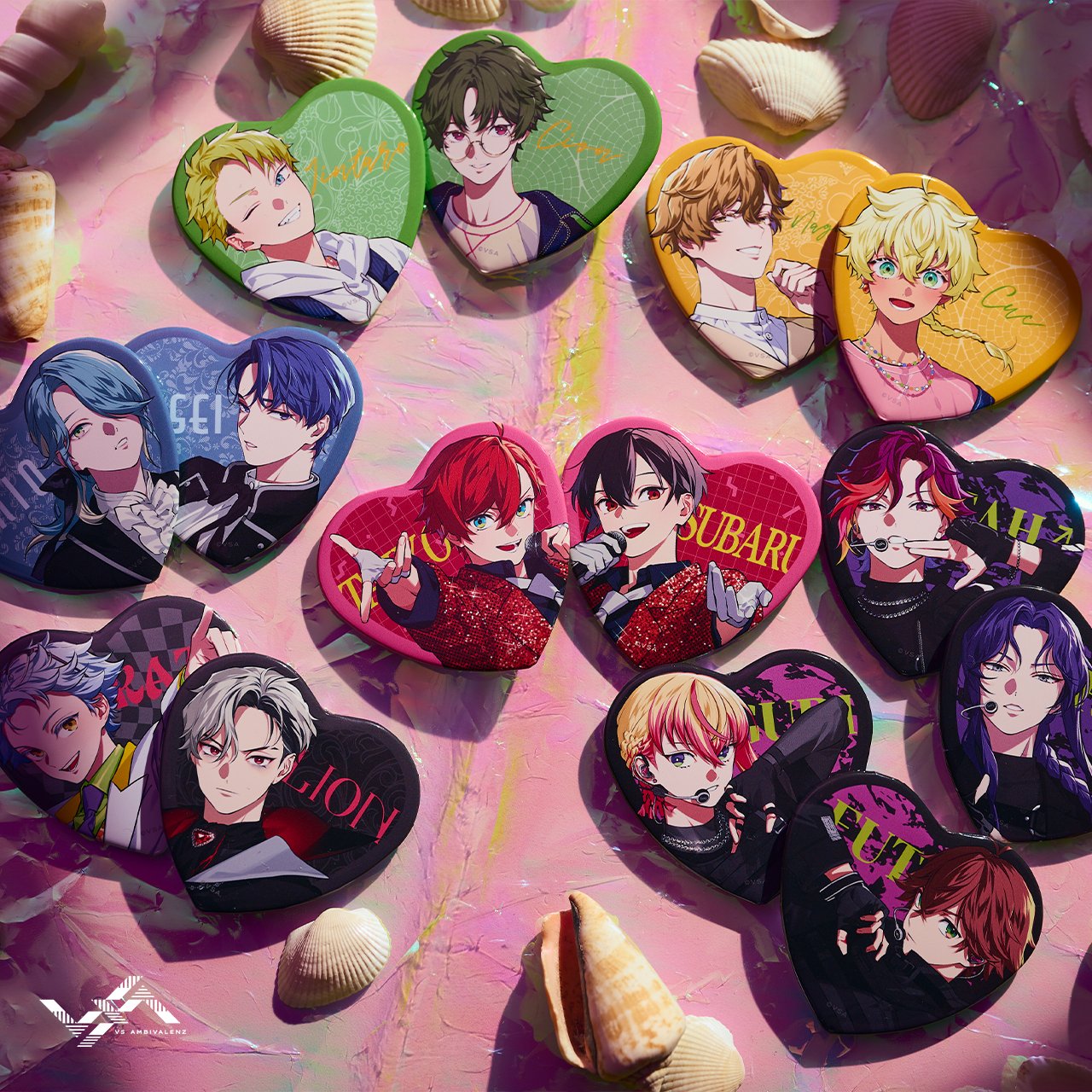 ビバレン イッセイ 缶バッジ まとめ売り vs ambivalenz xlamv ① XlamV