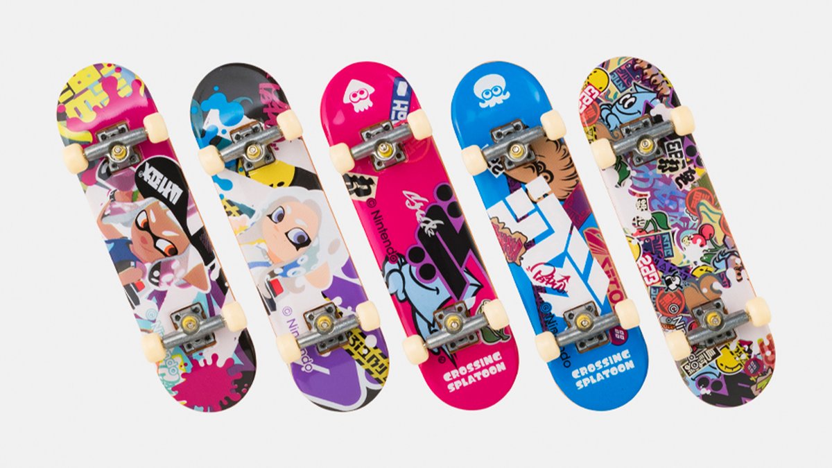 品切れしていた「フィンガーボードコレクション CROSSING SPLATOON」を