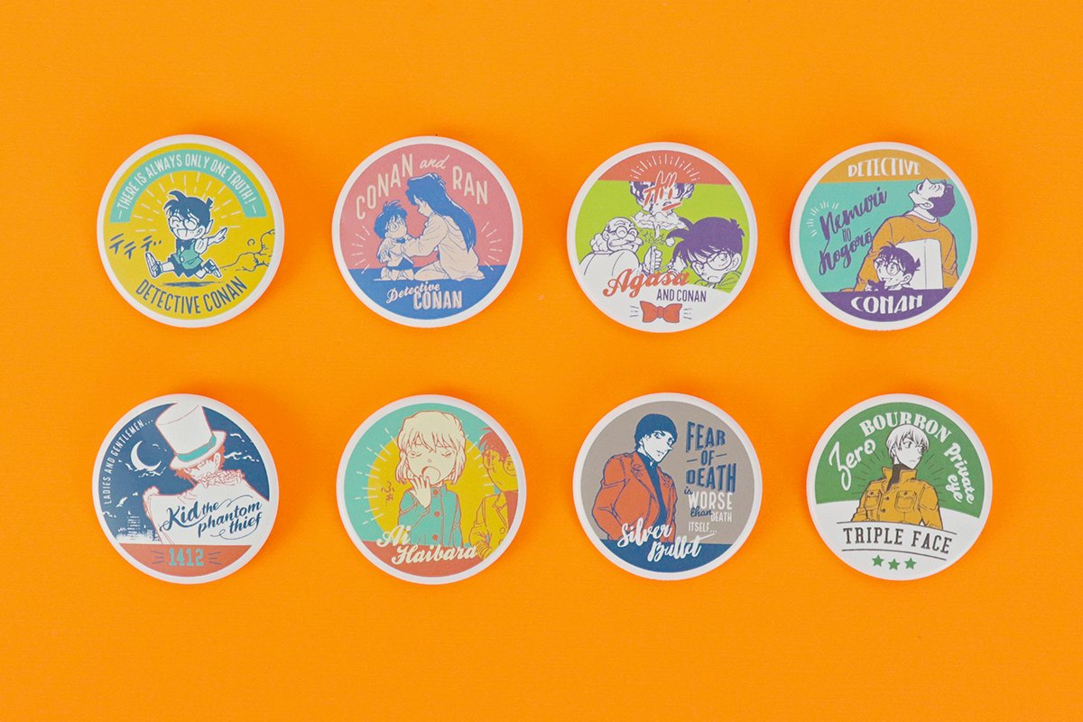 名探偵コナン 鳥取限定 青山剛昌ふるさと館 コナン探偵社 缶バッジ