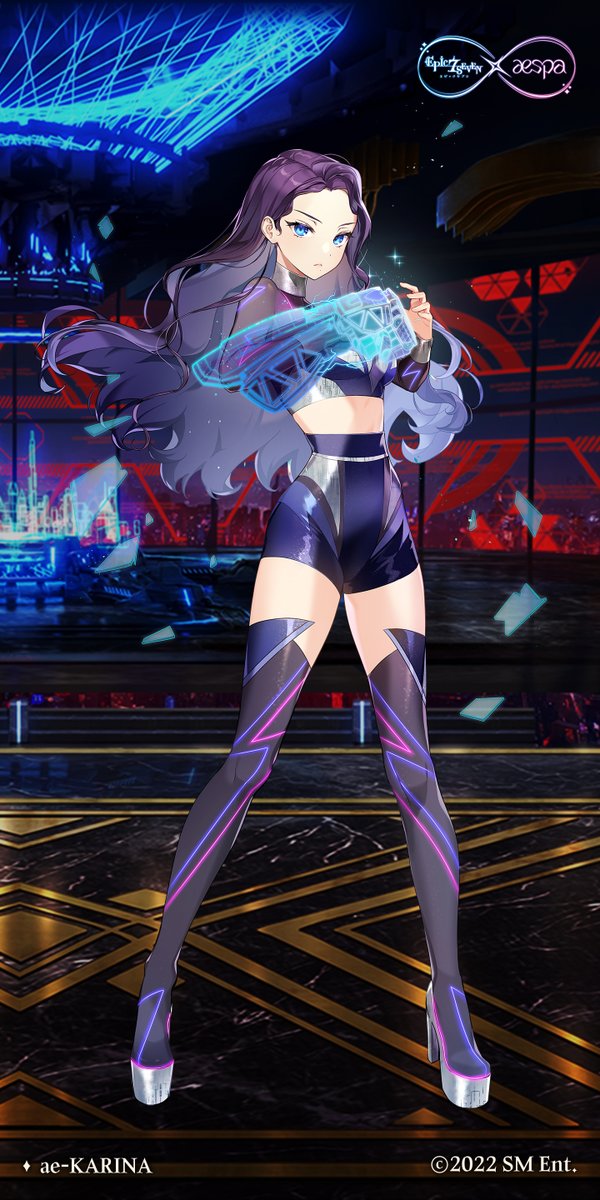 待ち受け】 エピックセブン x aespa コラボ限定英雄！ どんな敵でも