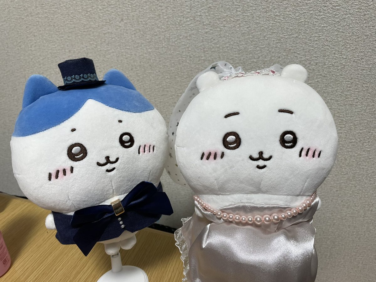 ちいかわウェルカムドール、できあがりました💍 #ちいかわ #ちいかわ