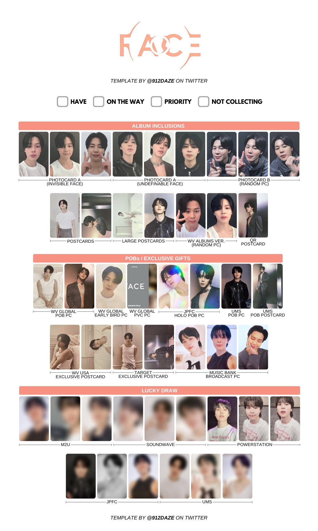 BTS ラキドロ ジミン サノク JIMIN FACEトレカ2枚 BTS ジミン JIMIN