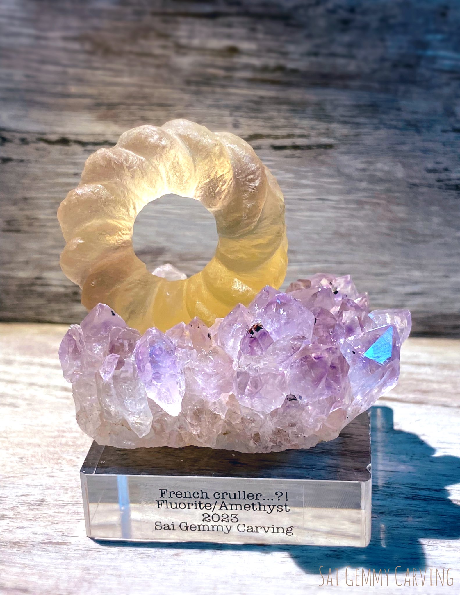 美形】 フローライト リング ポンデリング インド産 原石 鉱石 標本 ②