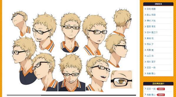 本日発売の週刊少年ジャンプには、月島蛍＆山口忠の設定画と、彼らが初