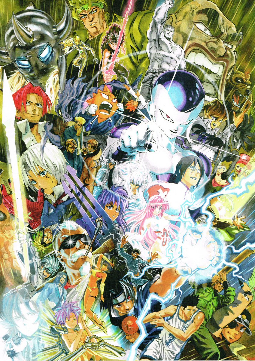 ジャンプ通算2000号記念ポスタービッグバン編（ライバルキャラ集合絵